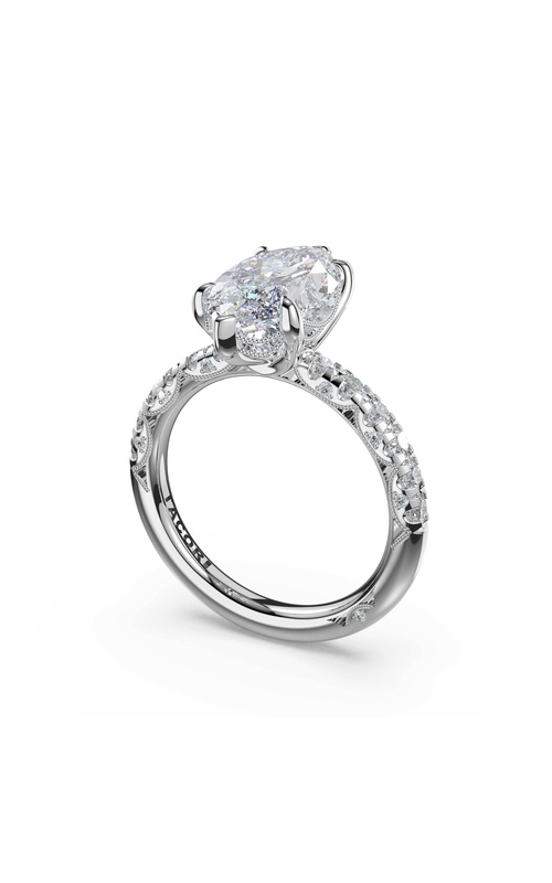 Tacori Petite Crescent Solitaire Marquise Engagement Ring 46825MQ145X75FW