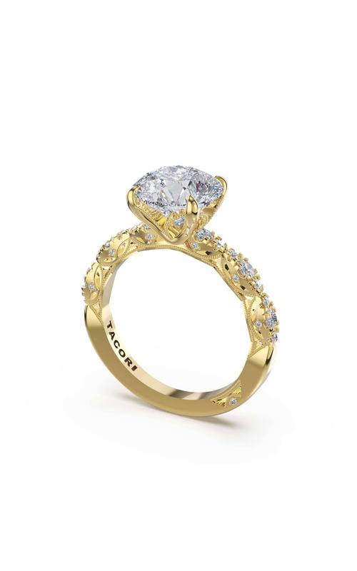 Tacori Dantela Solitaire Round Engagement Ring 48224RD9FY