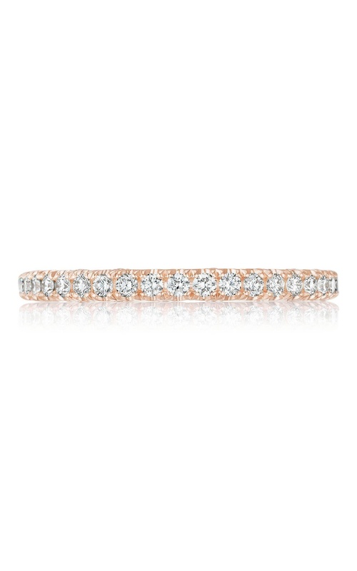 Petite Crescent Wedding 14K Rose Gold Wedding Band HT2545B12FPK