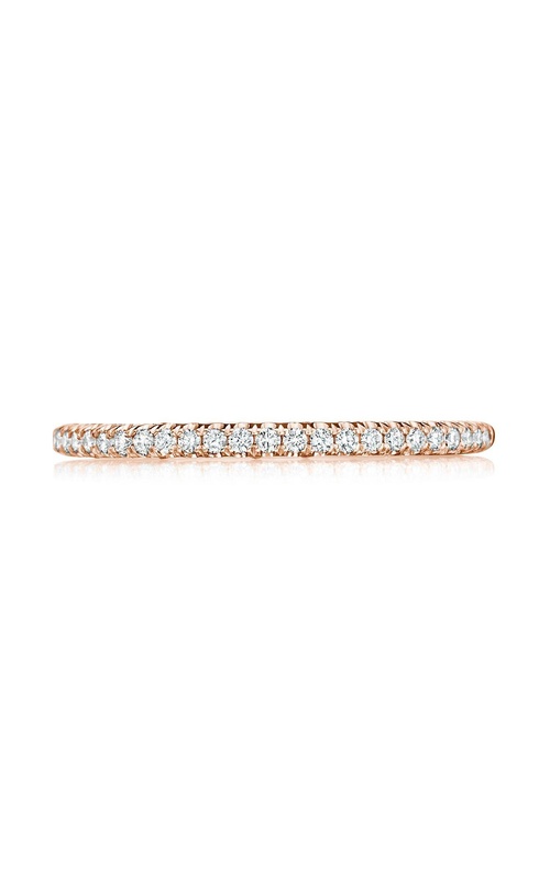 Petite Crescent Wedding 14K Rose Gold Wedding Band HT254515B12FPK