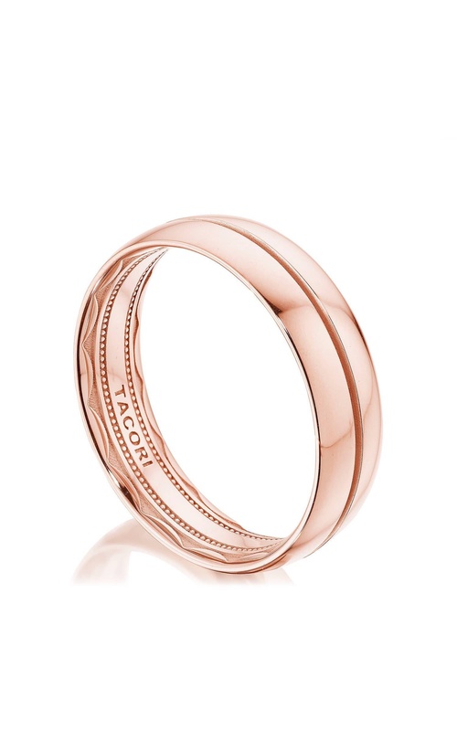Classic 14K Rose Gold Wedding Band 142-6FR