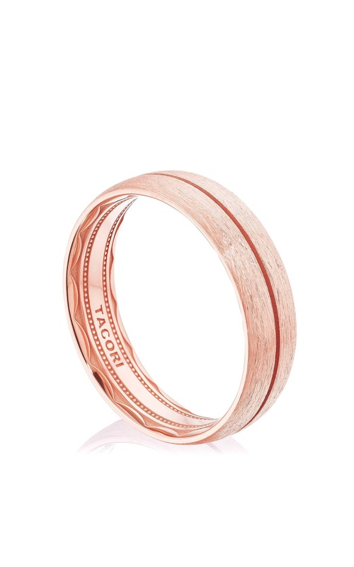 Classic 14K Rose Gold Wedding Band 142-6FRB