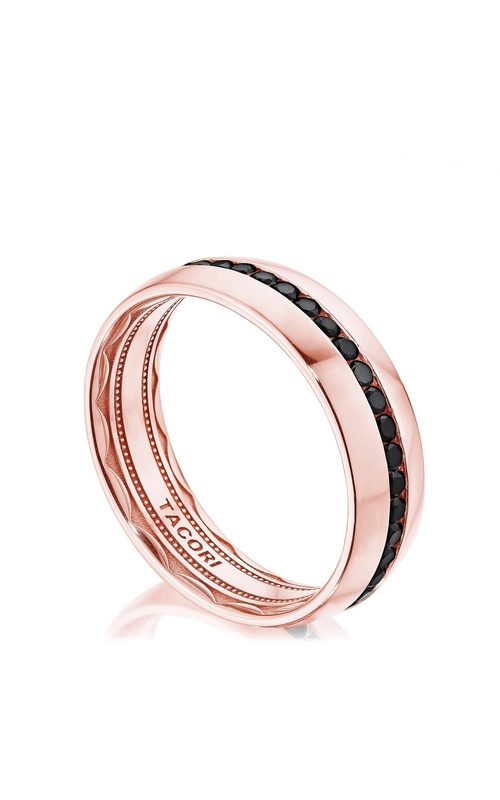 Diamond 14K Rose Gold Wedding Band 143-6FRBD