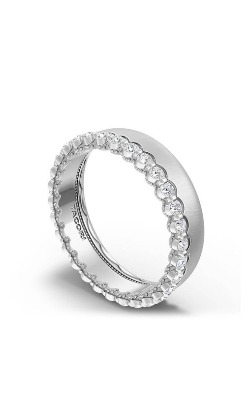 Tacori Wedding Band 153-6FWDSLG 14K White Gold