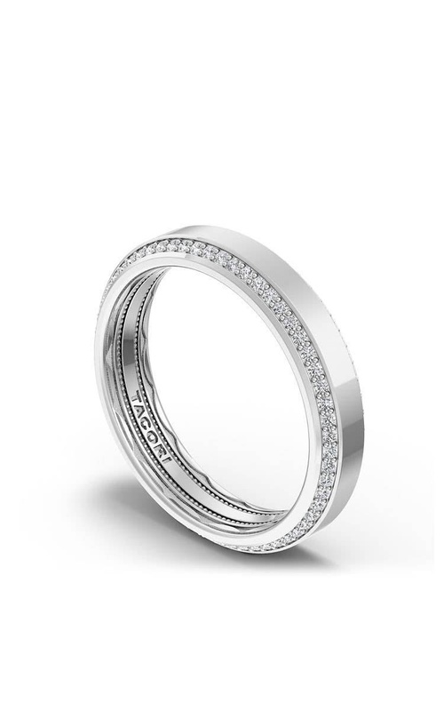 Tacori Wedding Band 154-5FWDLG 14K White Gold