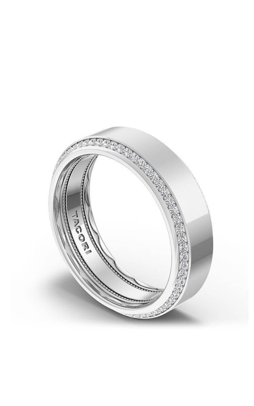 Tacori Wedding Band 154-7FWDLG 14K White Gold