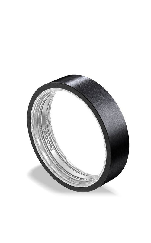 Tacori Tacori Couple  14K White Gold and Titanium Wedding Band 157-6BTFWMLG