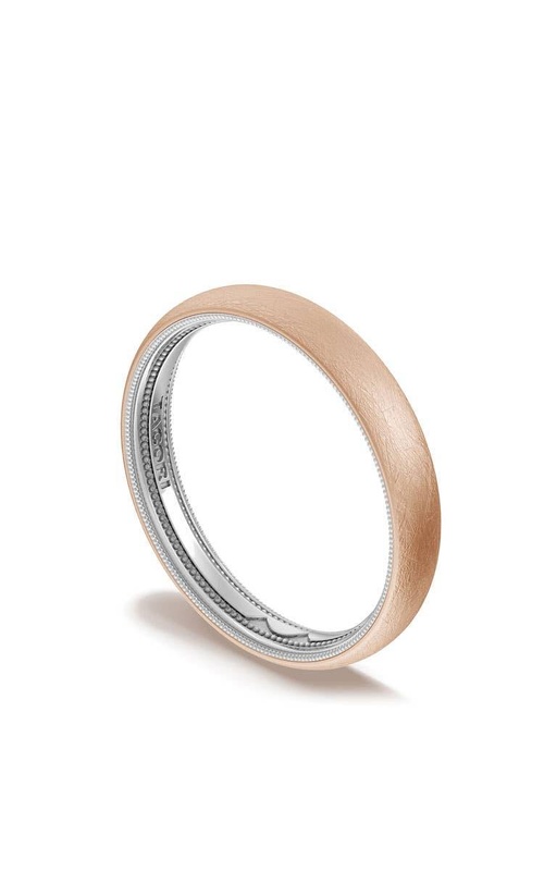 Tacori Wedding Band 155-35FRFWBLG 14K Rose Gold and 14K White Gold