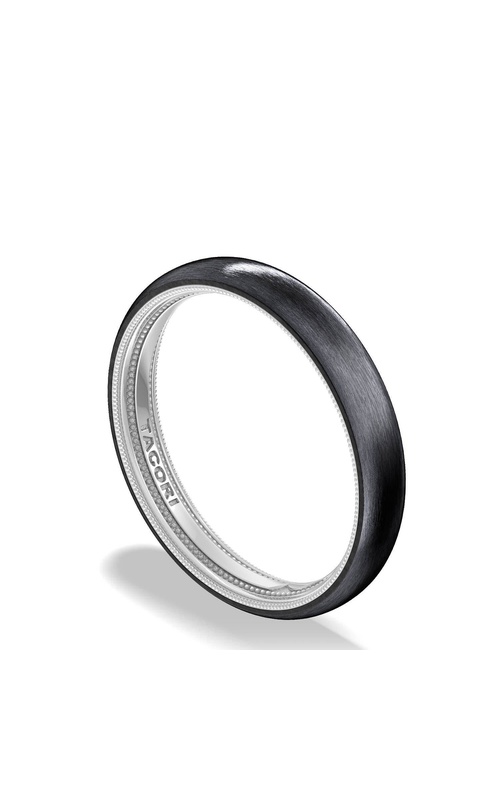 Tacori Tacori Couple  14K White Gold and Titanium Wedding Band 160-4BTFWMLG