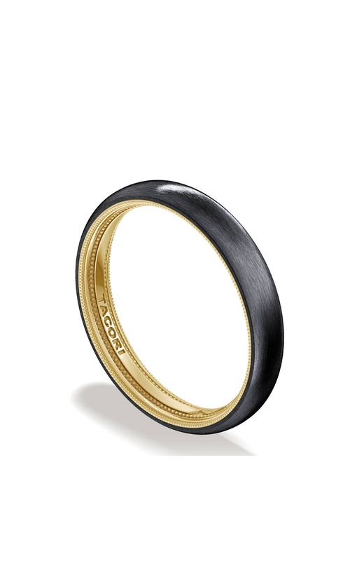 Tacori Tacori Couple  14K White Gold and Titanium Wedding Band 160-4BTFYMLG
