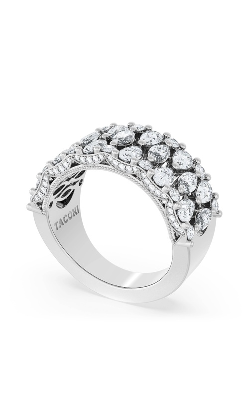 Tacori Wedding Band HT2693FW7512 14K White Gold