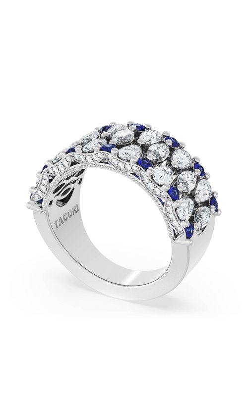 Tacori Classic Crescent Wedding and RoyalT Wedding Wedding Band HT2693FW75BS112