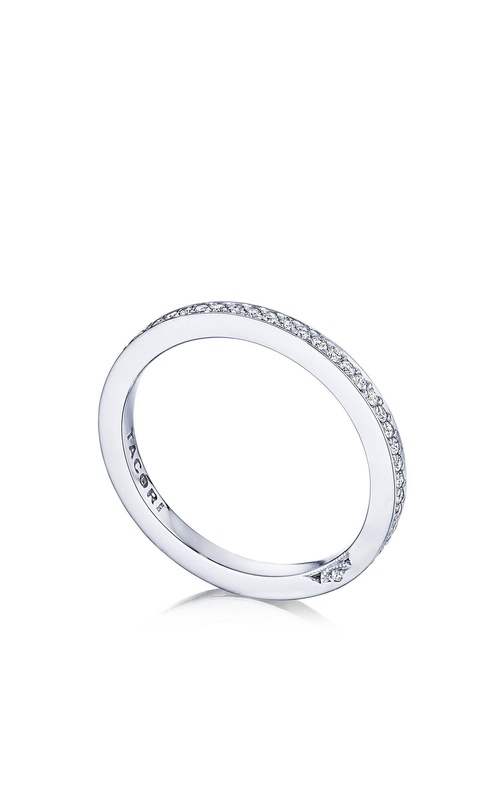 Tacori Wedding Band 2630BSMP34FW 14K White Gold