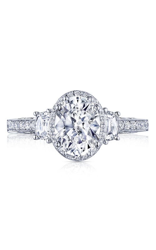 TacoriDantela Engagement Ring2663OV85X65FW - 14K White Gold
