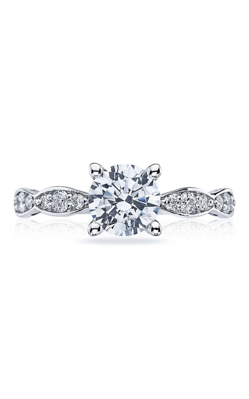 TacoriSculpted Crescent Engagement Ring46-25RD65FW - 14K White Gold