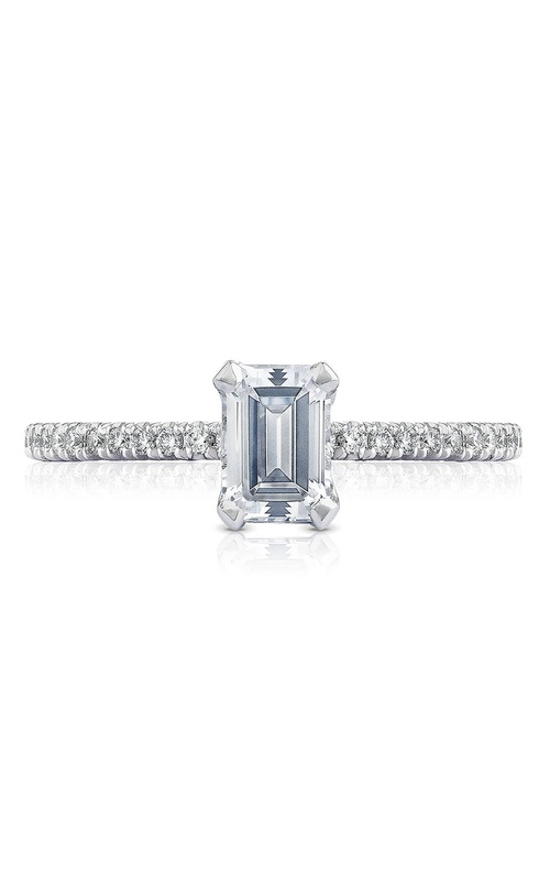 TacoriPetite Crescent Engagement RingHT254515EC65X45FW - 14K White Gold