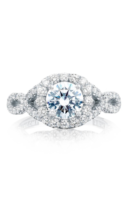 TacoriPetite Crescent Engagement RingHT2549CU65FW - 14K White Gold