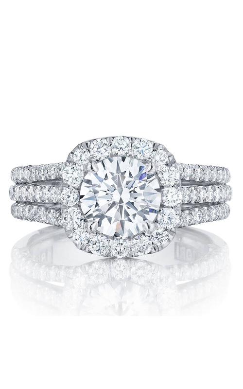 TacoriPetite Crescent Engagement RingHT2551CU75FW - 14K White Gold