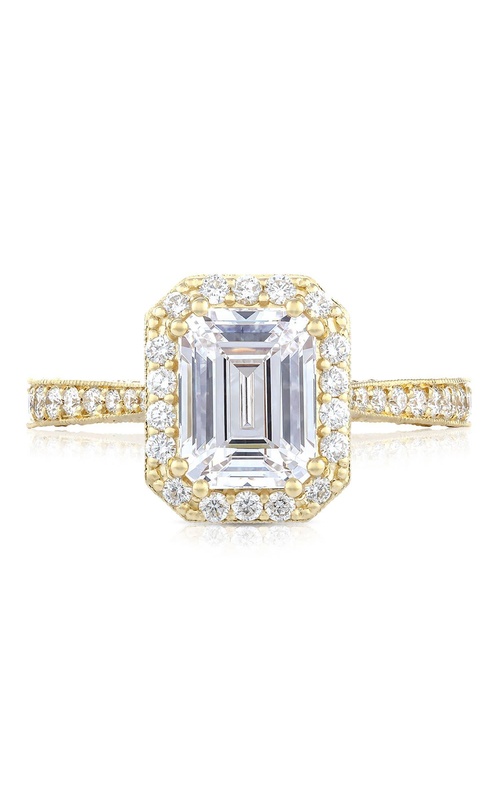 TacoriClassic Crescent and RoyalT Engagement RingHT2650EC85X65FY - 14K Yellow Gold