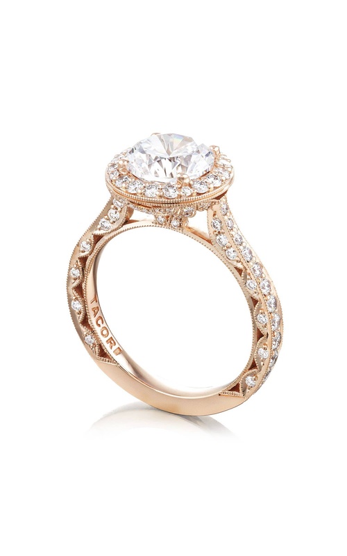 TacoriClassic Crescent and RoyalT Engagement RingHT2650RD8FPK - 14K Rose Gold
