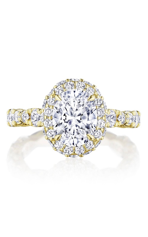 TacoriPetite Crescent and RoyalT Engagement RingHT2653OV9X7FY - 14K Yellow Gold