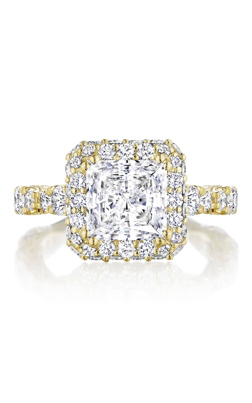 TacoriPetite Crescent and RoyalT Engagement RingHT2653PR75FY - 14K Yellow Gold