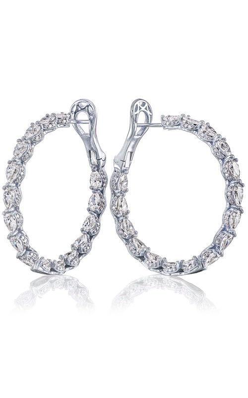 Diamond Hoop Earrings