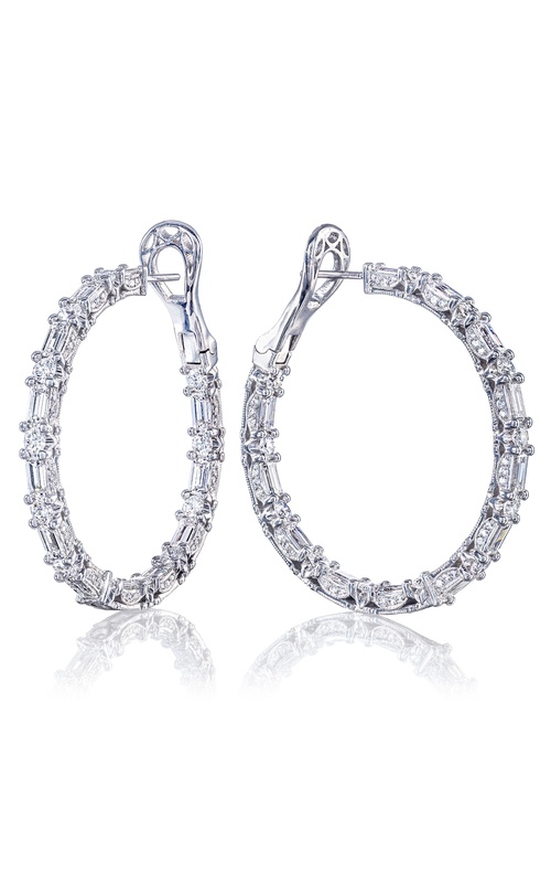 Diamond Hoop Earrings