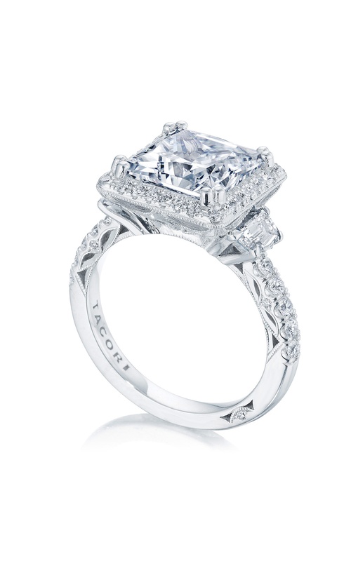 Princess 3-Stone Engagement Ring