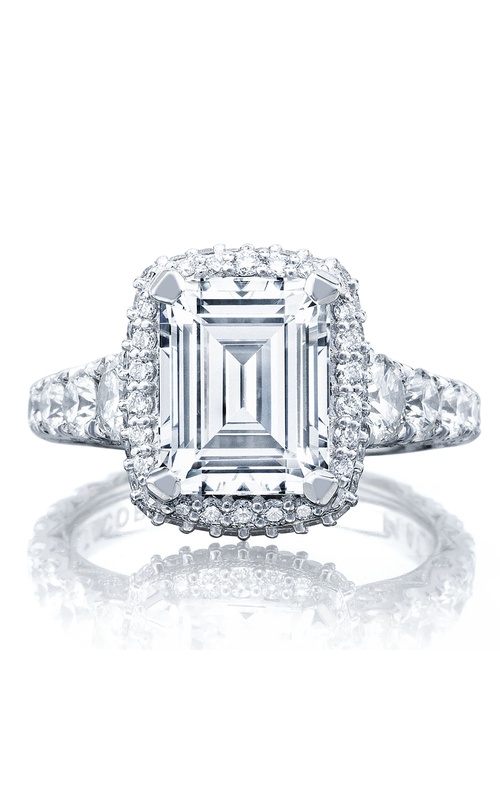 Tacori Petite Crescent,  RoyalT Engagement Ring HT2624EC95X75