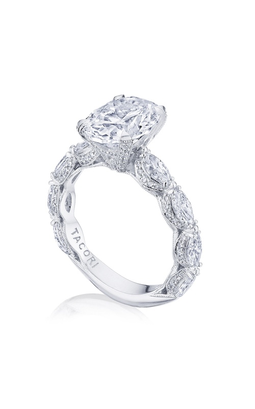 TACORI Classic Crescent,  RoyalT Engagement Ring HT2667OV10X8