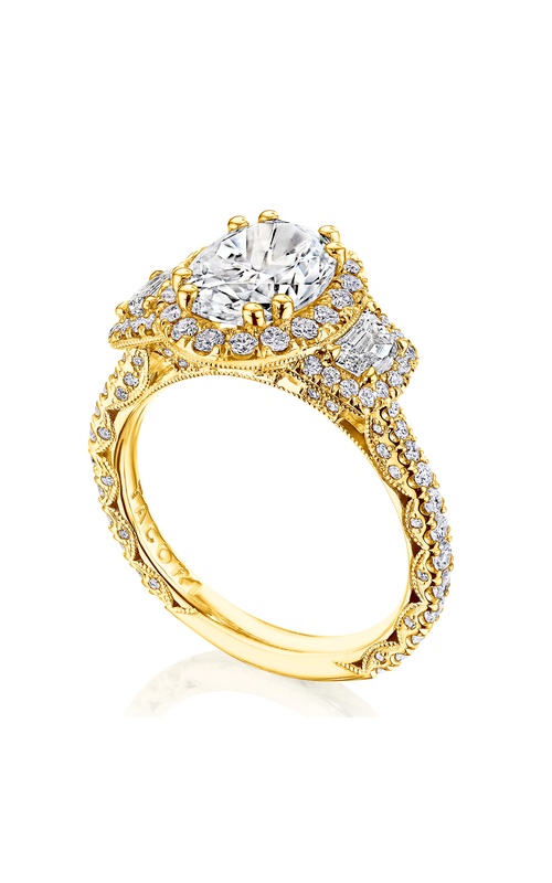 Oval 3-Stone Engagement Ring
