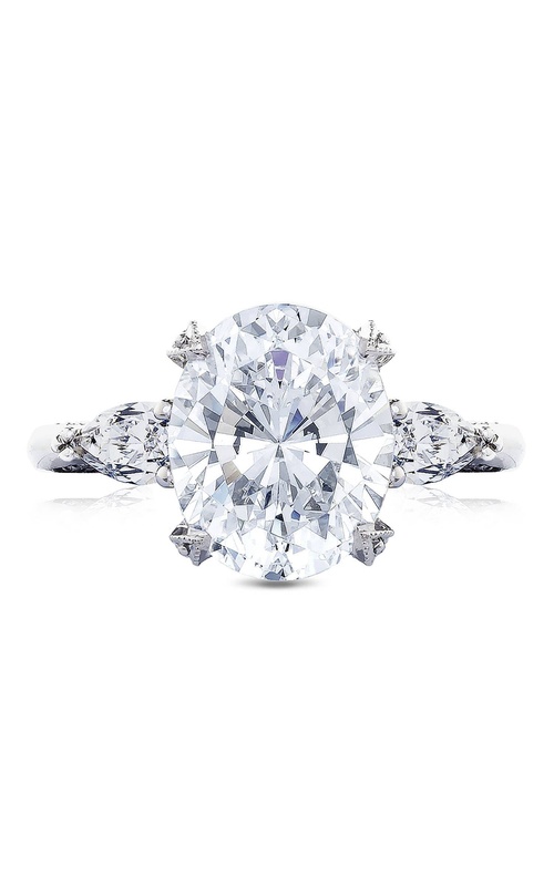 Oval 3-Stone Engagement Ring