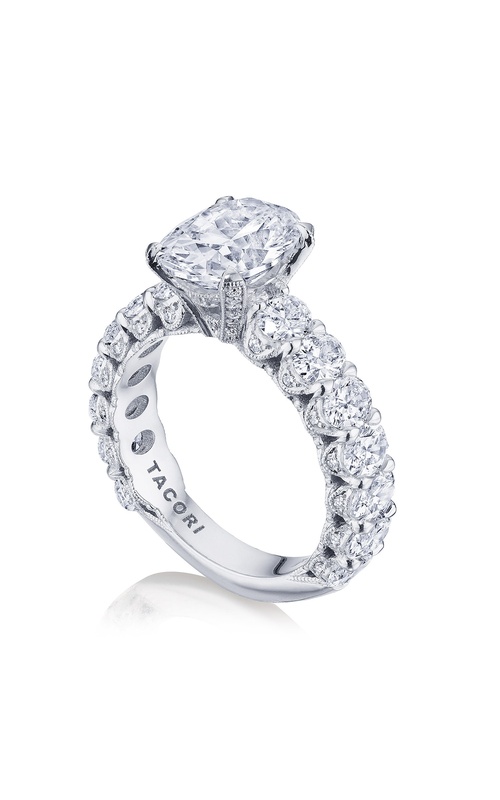 Tacori Classic Crescent and RoyalT Engagement Ring HT2665OV10X8