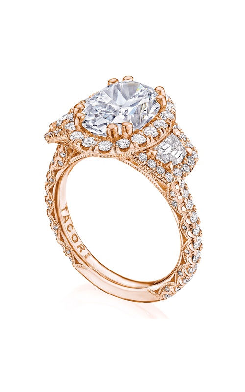 TACORI Petite Crescent,  RoyalT Engagement Ring HT2678OV11X8PK