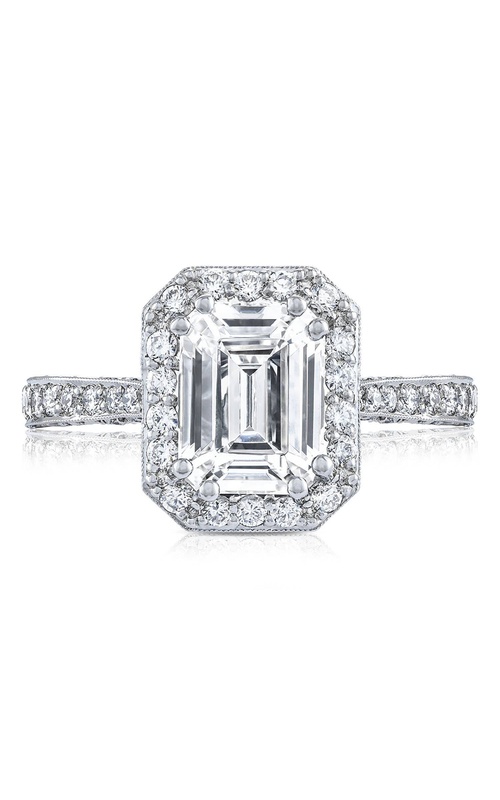 Emerald Bloom Engagement Ring