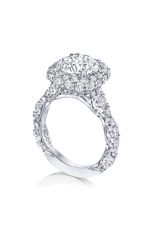 Round Bloom Engagement Ring