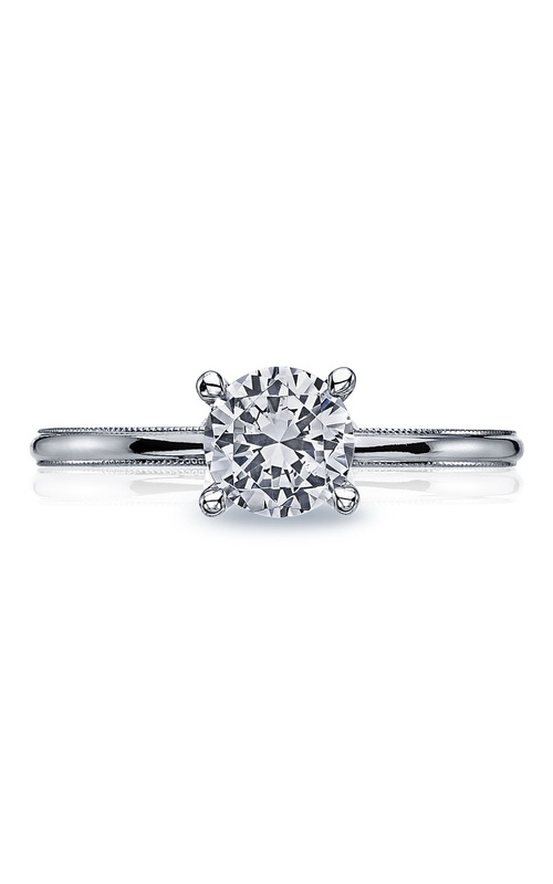 Tacori Sculpted Crescent Solitaire Round Engagement Ring 40-15RD6W