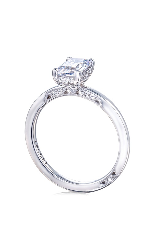 Emerald Solitaire Engagement Ring