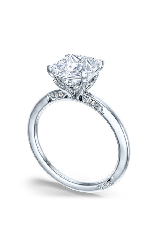 Tacori Simply Tacori Solitaire Princess Engagement Ring 268215pr65w