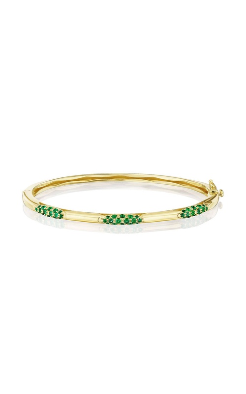 Bangle, Pulse Emerald, 3.25mm