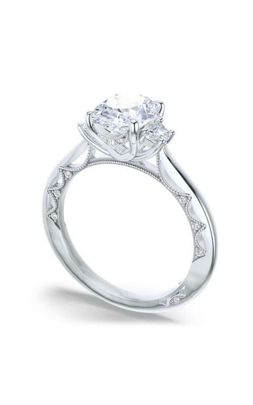 TacoriLunetta Crescent Engagement Ring272217OV75X55W - 18K White Gold