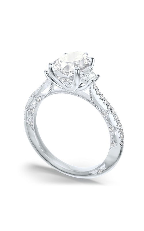 TacoriLunetta Crescent Engagement Ring272417PS85X55W - 18K White Gold