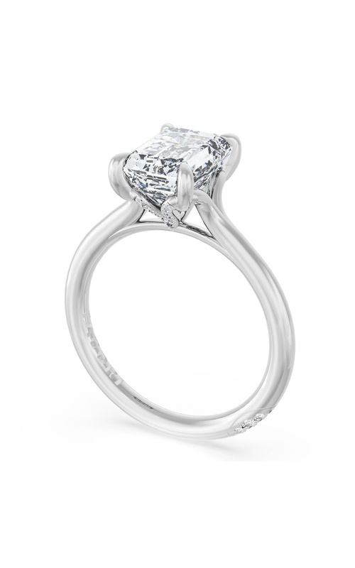 Emerald Solitaire Engagement Ring