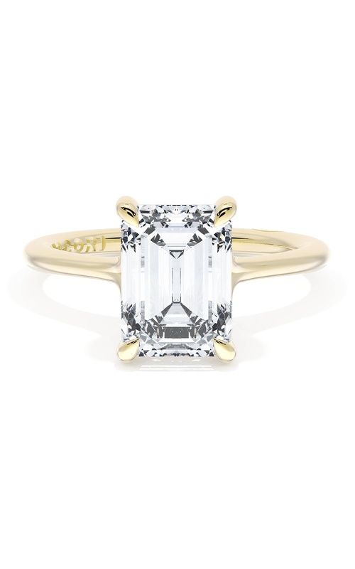 Emerald Solitaire Engagement Ring