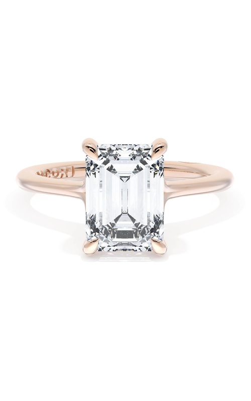 Emerald Solitaire Engagement Ring