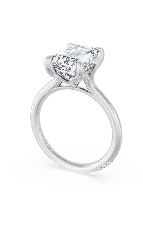 Emerald Solitaire Engagement Ring