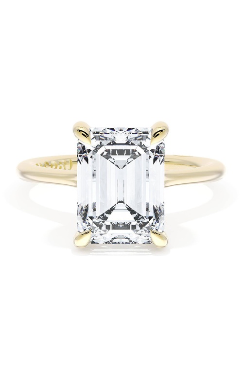 Emerald Solitaire Engagement Ring
