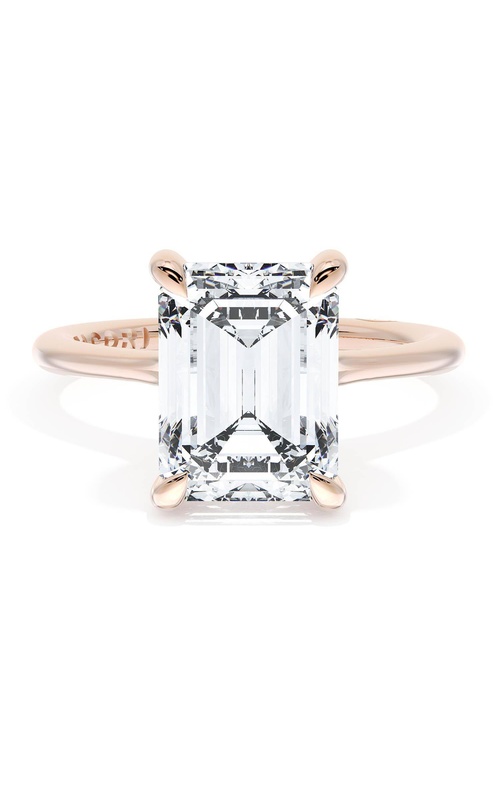 Emerald Solitaire Engagement Ring