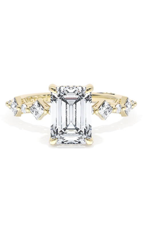 Emerald Solitaire Engagement Ring